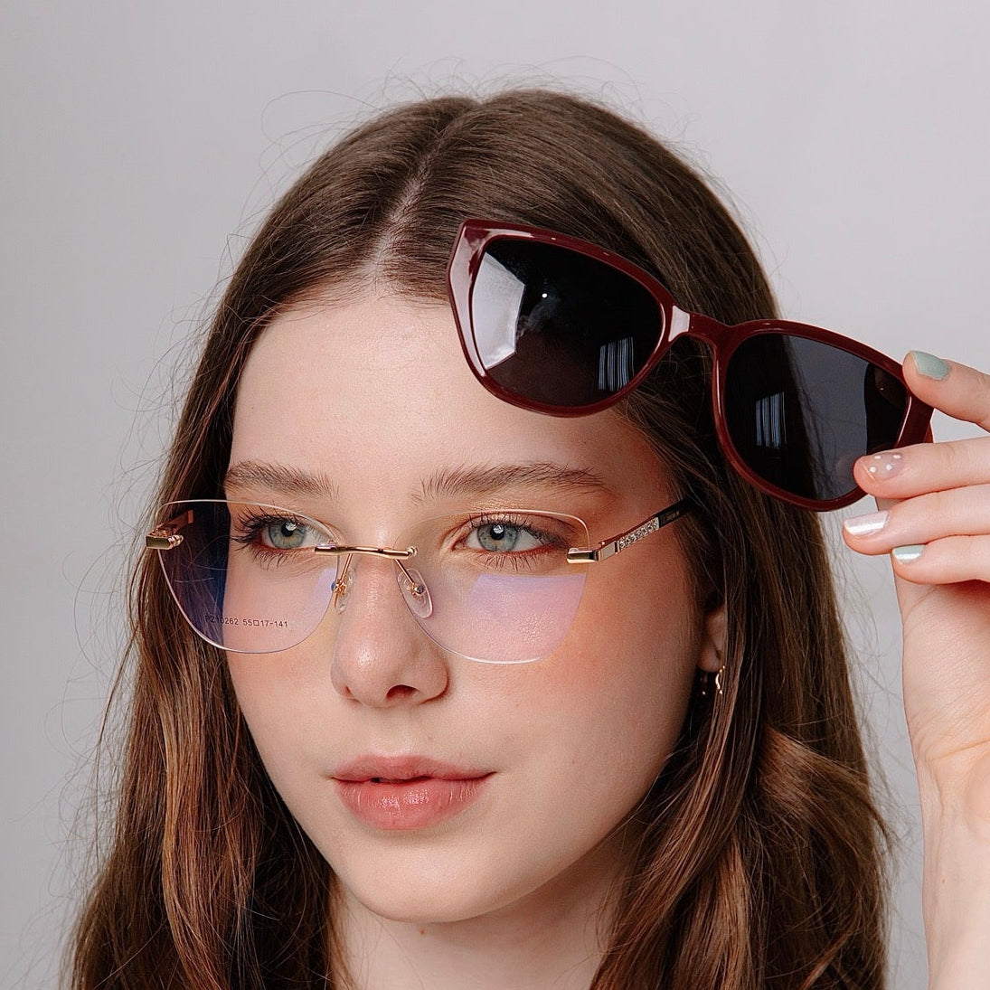 Armação Adele Marsala - Requer lentes policarbonato