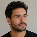 Armação Apollo Dourada - Requer lentes em policarbonato