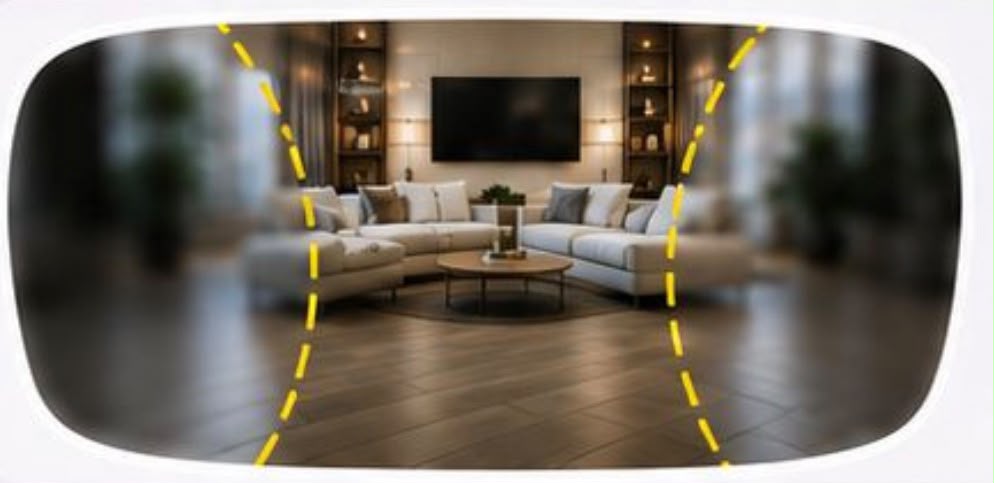 Multifocal Campo de Visão Básico Com Antirreflexo em Resina